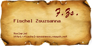 Fischel Zsuzsanna névjegykártya
